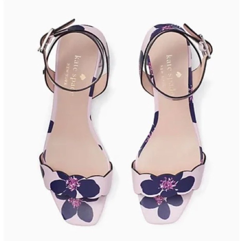 Kate Spade Edie Floral Scalloped Sandals